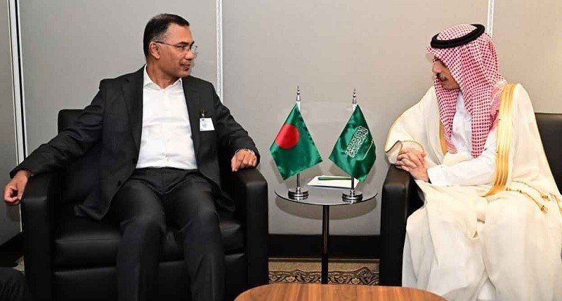 Saudi Arabian Foreign Minister Meets Prime Minister Tarique Rahman